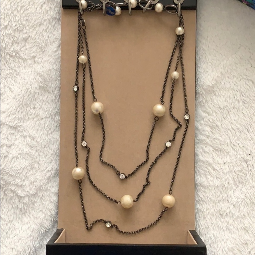White House Black Market layered necklace